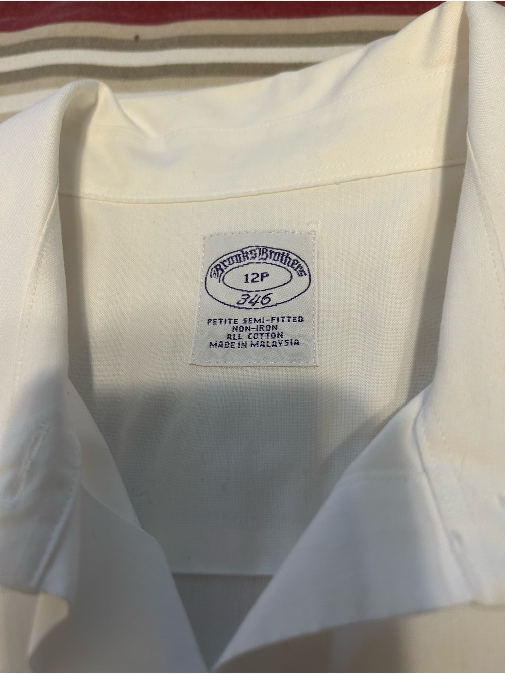 Brooks Brothers White Casual Button-Down Shirt - Picture 3 of 7